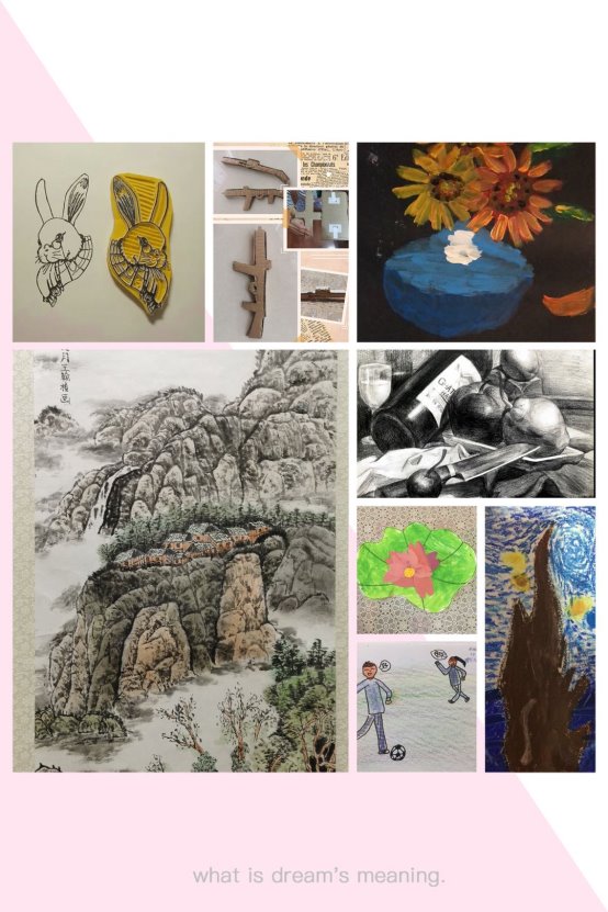 墙上贴着许多海报描述已自动生成